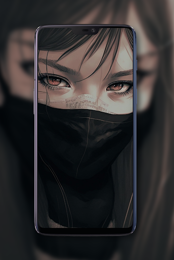 Mask Girl Wallpaper Screen 3