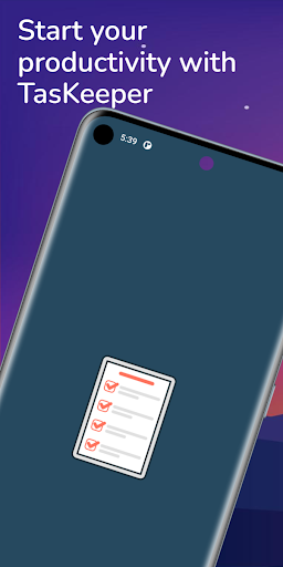 Android application TasKeeper screenshort