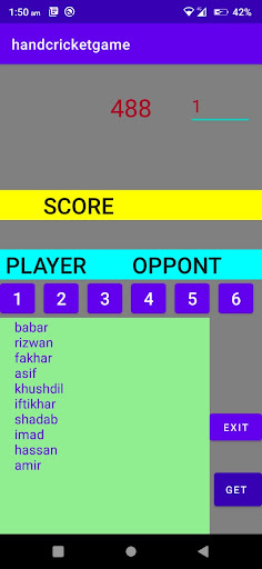 CliCricket Screen 3