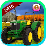 Real Corn Farming Tractor SIM icon