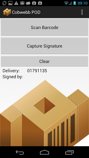 Android application CobwebbPOD screenshort