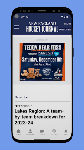 New England Hockey Journal Screen 3