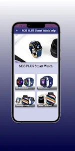 M36 PLUS Smart Watch help