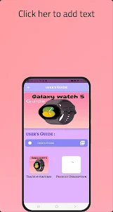 Galaxy watch 5 Guide