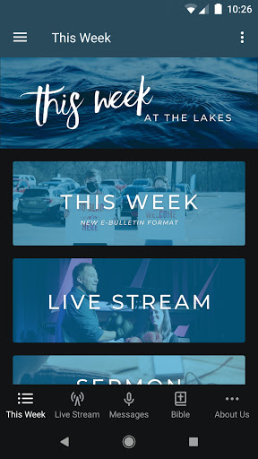 Screenshot of The Lakes Church Waterford