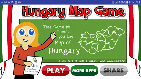 Hungary Map Puzzle Game