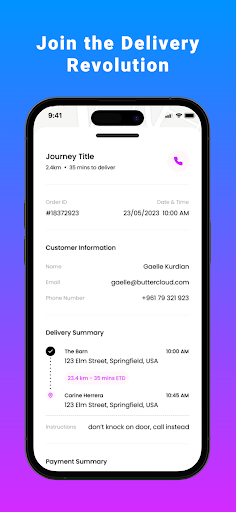 Android application 3aBaytak Driver screenshort