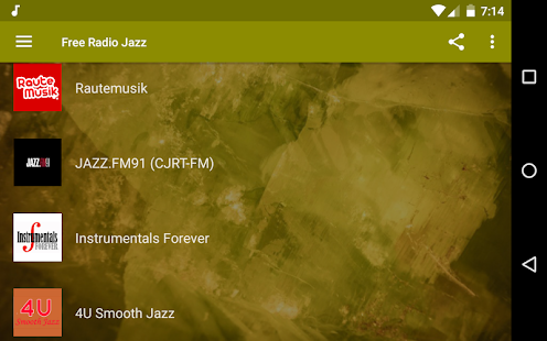 Free Radio Jazz - Swing, Jazz, Screenshot
