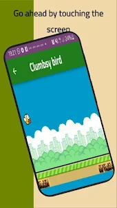 Clumbsy bird
