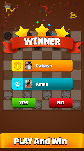 Checkers Draughts Board Game