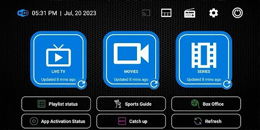 Teste de App - SKY Play para Android TV 