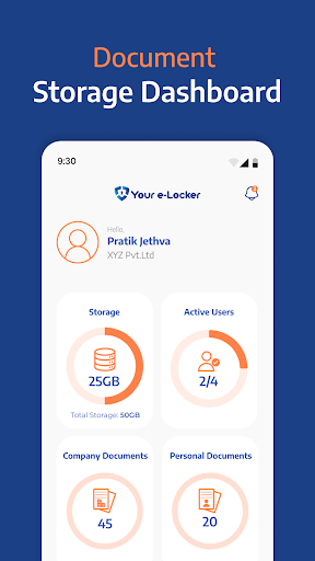 Your e-Locker Screen 3