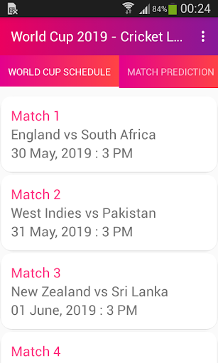 World Cup 2019 - Cricket Logic