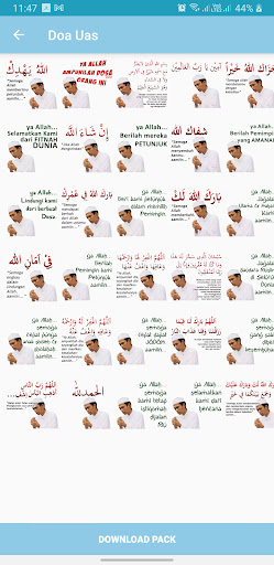 Stiker WA Islami Doa Ulama UAS