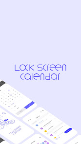 LockScreen Calendar - Schedule  screenshots 1