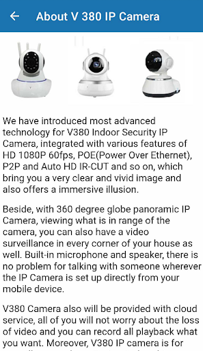 V380 ip camera guide Screen 2