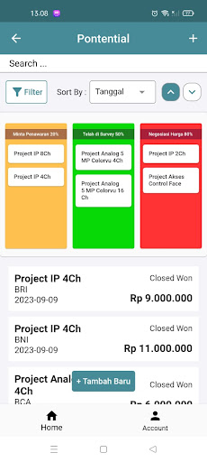 Android application ALVA Mitra screenshort