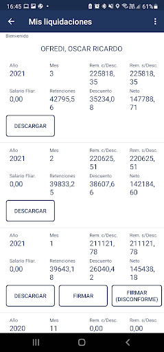 JCR Mis Liquidaciones Screen 2