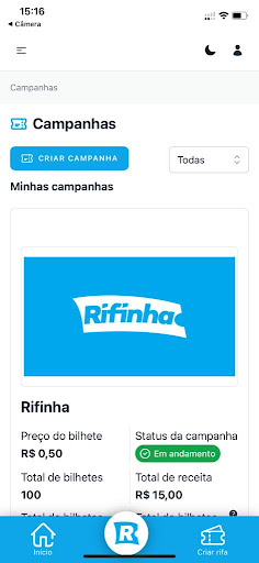 Android application Rifinha screenshort
