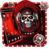 Red Bloody Skull Launcher icon