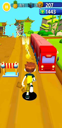 Ben Super Aliens 10 Runner 3D Screen 3
