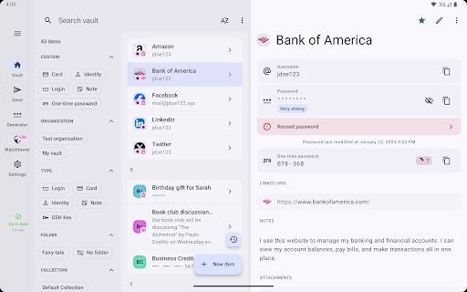 Screenshot of Keyguard