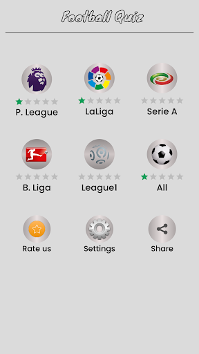 Android application Football Quiz 2023 screenshort