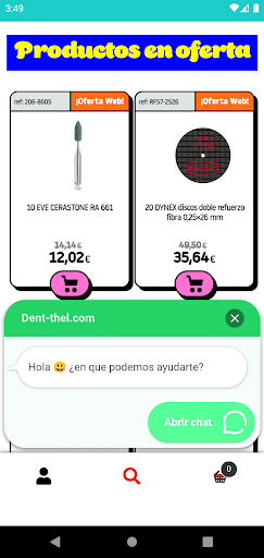 Dent-thel depósito dental Screen 2