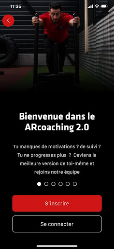 Android application AR Coaching screenshort