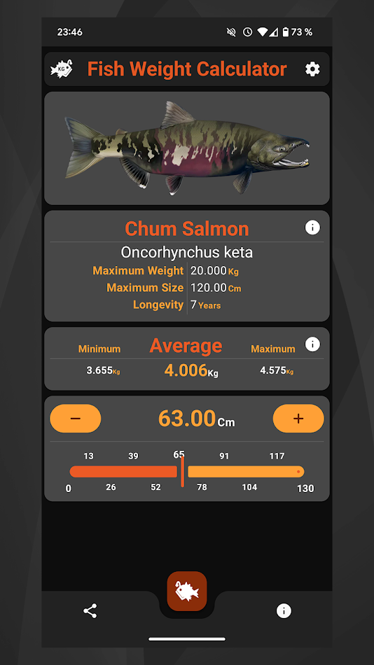 #2. Fish Weight Calculator (Android) 게시자: DROID TMT