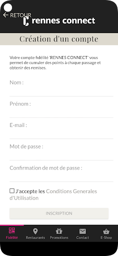 Rennes Connect Screen 2