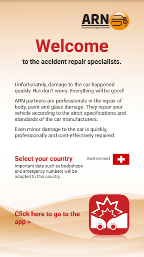 Android application Accident repair screenshort