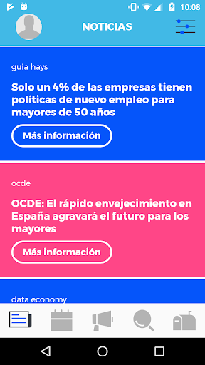 Android application GeneracionSAVIA screenshort