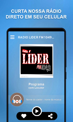 Radio lider fm 104.9 restinga Screen 2