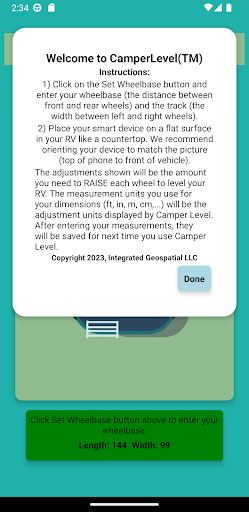 Camper Level Screen 3