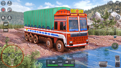 Indian Truck Offroad Cargo Sim 1.1 screenshots 1