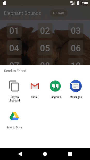 Captura de Pantalla 5 elefante Sonidos android