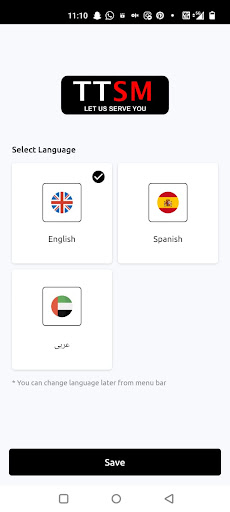 Android application TTSM Service Provider screenshort