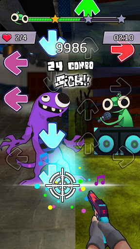 Beat Shooter Night: Rap Battle Screen 3