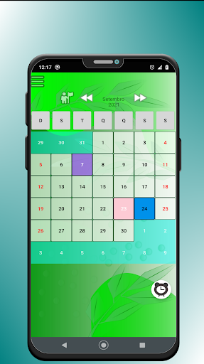 Android application Agenda com alarme PRO screenshort