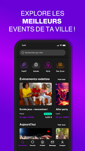 Android application Zyna screenshort