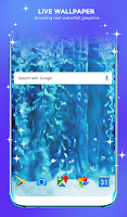 screenshot of Waterfall Live Wallpaper Theme