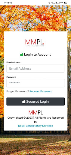 Android application MMPL GLOBAL screenshort
