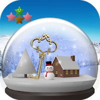 Побег игры : Снежный глобус и снежный пейзаж