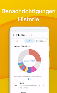 FilterBox: Benachr.-Verlauf Screenshot