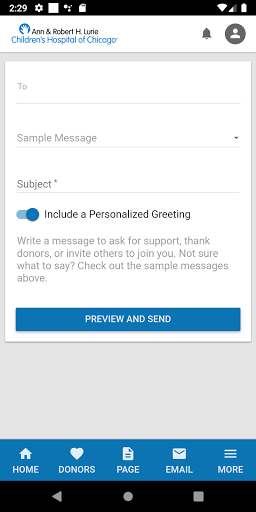 Lurie Childrens Fundraising Screen 3