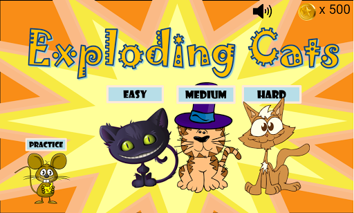 Android application naughty cats screenshort