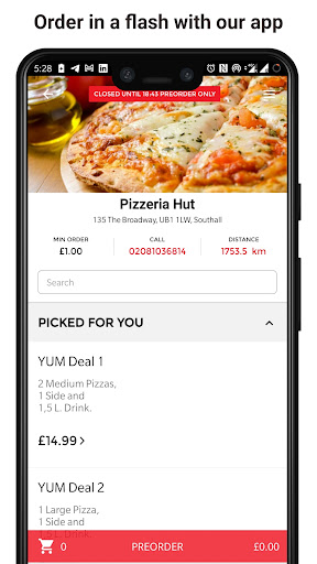 Pizzeria Hut Screen 2