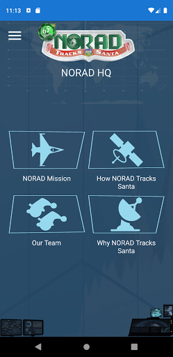 NORAD Tracks Santa screenshot