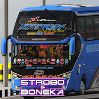 Mod Bussid Full Strobo dan Boneka